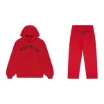 SP5DER VVS TRACKSUIT RED