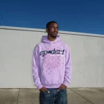 Sp5der Acai Hoodie Purple Style