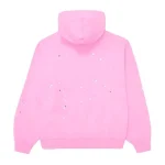 Sp5der Atlanta Hoodie Pink Back in