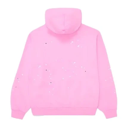 Sp5der Atlanta Hoodie Pink Back in