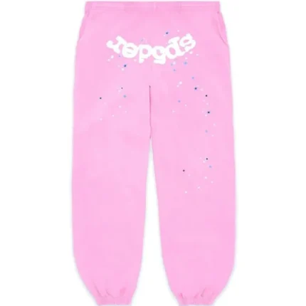 Sp5der Atlanta Sweatpants Pink