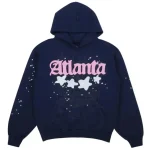 Sp5der Atlanta Tracksuit Navy Hoodie