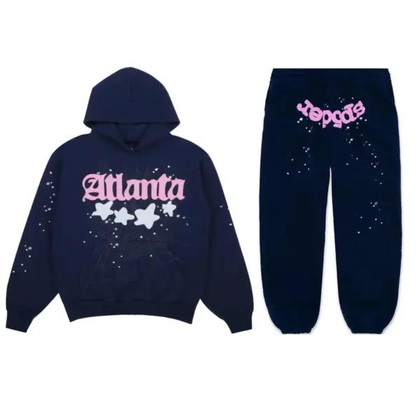 Sp5der Atlanta Tracksuit Navy Sp5der Atlanta Tracksuit Navy
