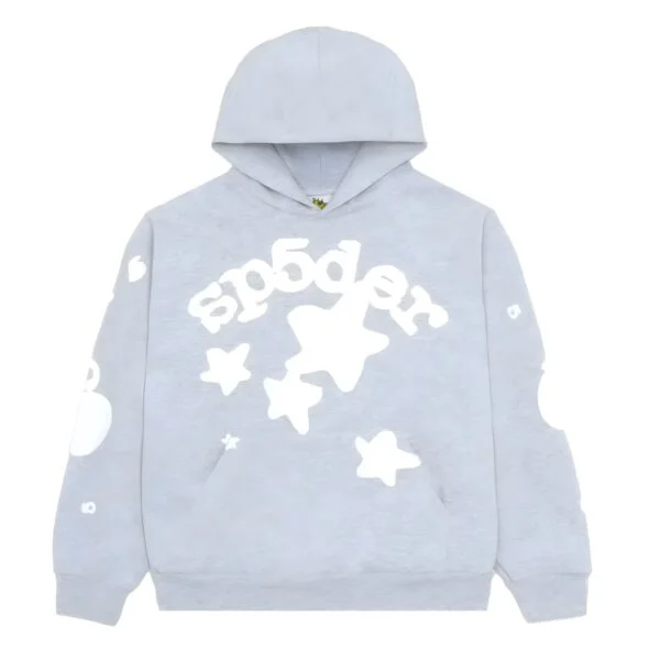 Sp5der Beluga Hoodie Heather Grey Sp5der Beluga Hoodie Heather Grey