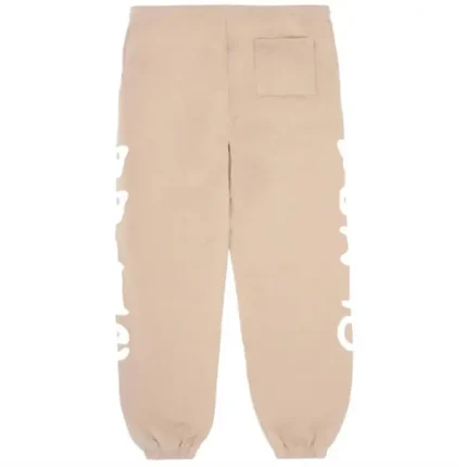 Sp5der Beluga Sweatpants Sand Back in