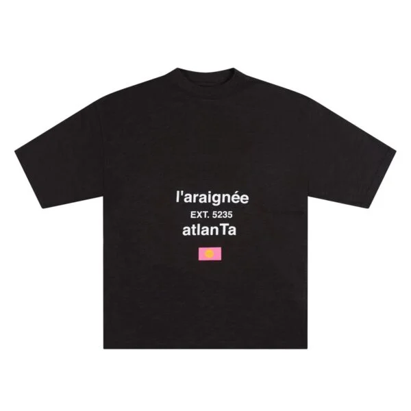Sp5der L’Araignee T-Shirt Black Sp5der L’Araignee T-Shirt Black