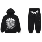 Sp5der OG Web Black Tracksuit