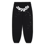 Sp5der OG Web Black Tracksuit pants