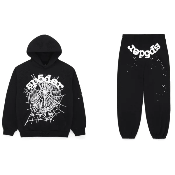 Sp5der OG Web Black Tracksuit Sp5der OG Web Black Tracksuit