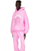 Sp5der OG Web Pink Hoodie Style