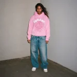 Sp5der OG Web Pink Hoodie Stylish