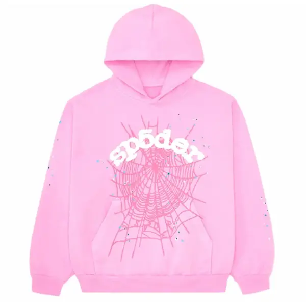 Sp5der OG Web Pink Hoodie Sp5der OG Web Pink Hoodie
