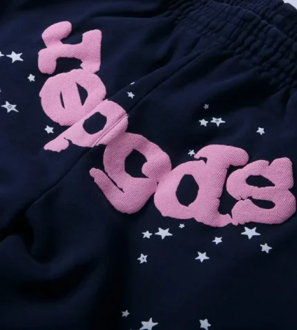 Sp5der OG Web Sweatpants Navy in Logo