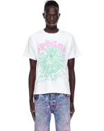 Sp5der OG Web Tee White Front Pose