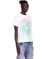 Sp5der OG Web Tee White Side Pose