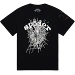 Sp5der OG Web V2 Black Tee
