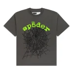 Sp5der OG Web V2 Slate Grey Tee