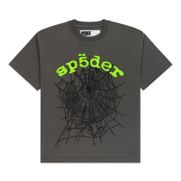 Sp5der OG Web V2 Slate Grey Tee Sp5der OG Web V2 Slate Grey Tee