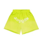 Sp5der OG Web V2 Sweatshort Acid Green