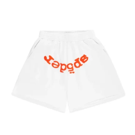 Sp5der OG Web V2 Sweatshort White