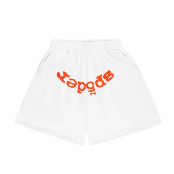 Sp5der OG Web V2 Sweatshort White Sp5der OG Web V2 Sweatshort White