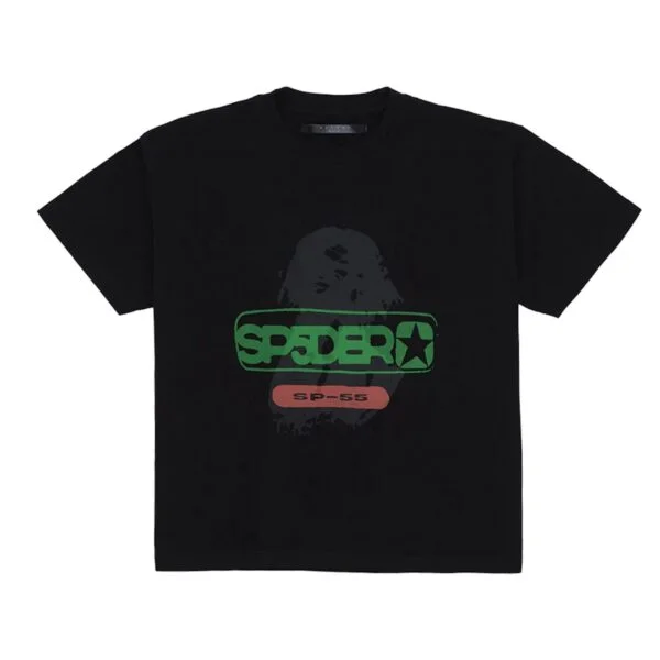 Sp5der Oversized Reunion Tee Black Sp5der Oversized Reunion Tee Black
