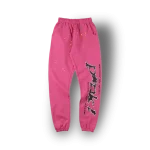 Sp5der P NK Tracksuit Pink Sweatpants