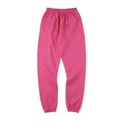 Sp5der PINK Black Logo Sweatpants Back in