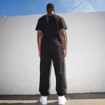 Sp5der PINK Sweatpants Black Back in