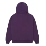 Sp5der Purple Web Hoodie Back in