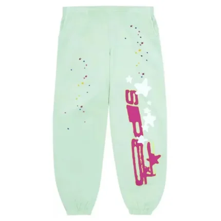 Sp5der SP5 Tracksuit Mint Sweatpants