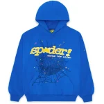 Sp5der TC Blue Tracksuit Hoodie