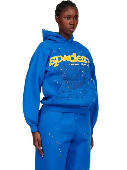 Sp5der TC Blue Tracksuit Style