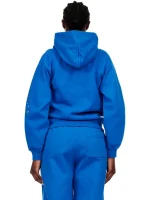 Sp5der TC Hoodie Blue Back Pose