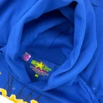 Sp5der TC Hoodie Blue Hood