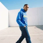 Sp5der TC Hoodie Blue Style in