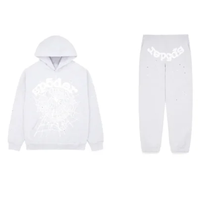 Sp5der Tracksuit Heather Grey OG Web