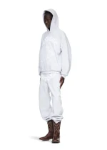 Sp5der Tracksuit Heather Grey OG Web Side Pose