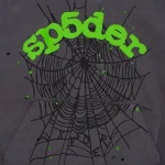 Sp5der Wait Web Hoodie Slate Grey Zoom