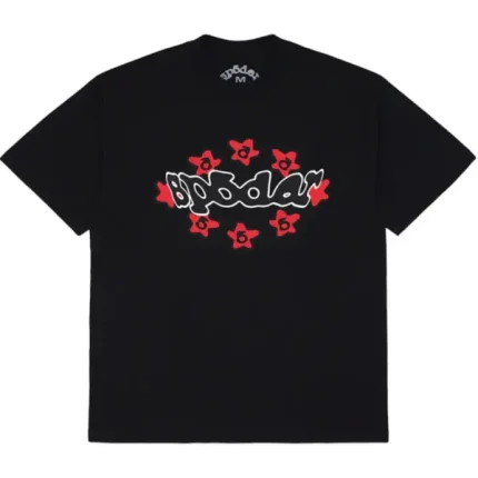 Sp5der Warped Black Tee