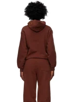 Sp5der Web Hoodie Brown Back