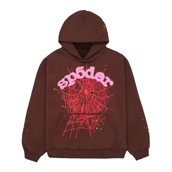 Sp5der Web Hoodie Brown Sp5der Web Hoodie Brown