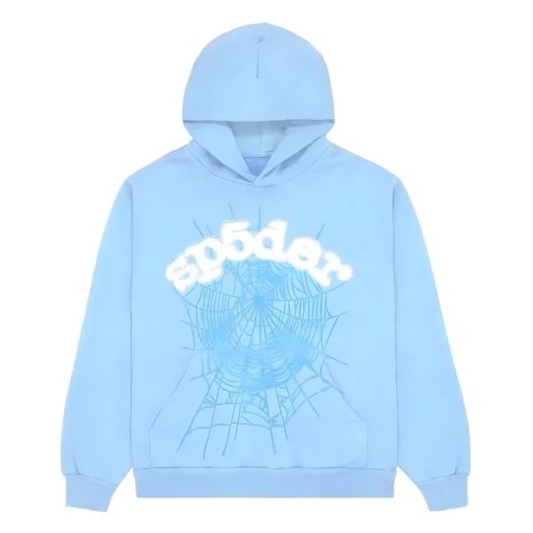 Sp5der Web Hoodie Sky Blue Sp5der Web Hoodie Sky Blue