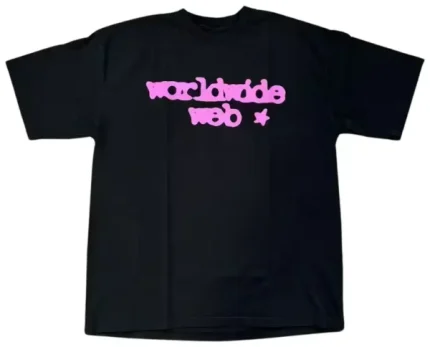 Sp5der Web Tee Black or Pink