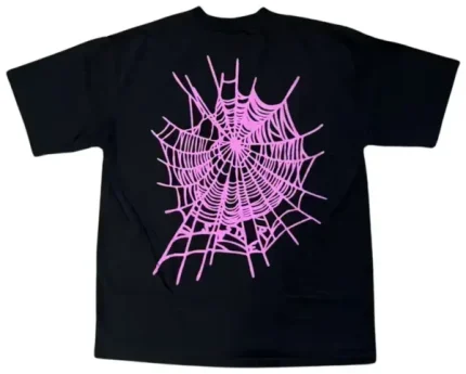 Sp5der Web Tee Black or Pink Back in