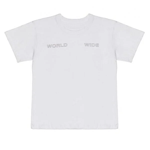 Sp5der Wide T-shirt White Sp5der Wide T-shirt White