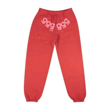 Sp5der Worldwide Angel 555 Sweatpants Red