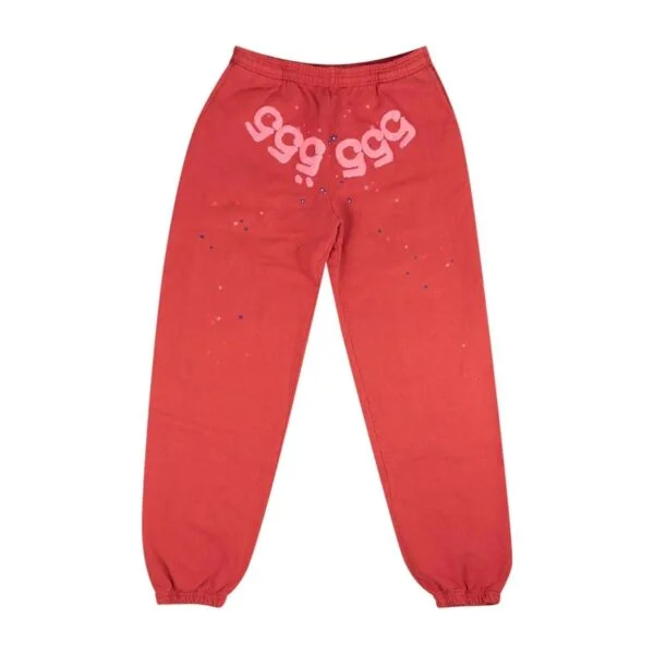Sp5der Worldwide Angel 555 Sweatpants Red Sp5der Worldwide Angel 555 Sweatpants Red