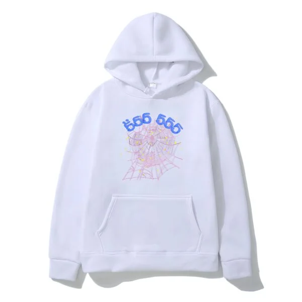 Sp5der Young Thug 555555 Angel Hoodies Uni white Sp5der Young Thug 555555 Angel Hoodies Uni white