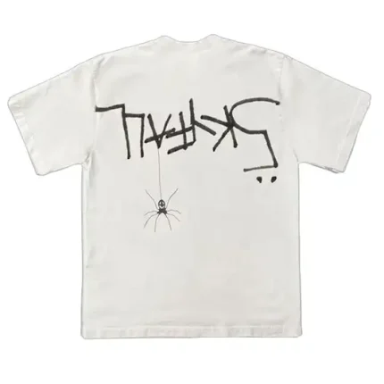 Travis Scott Cactus Jack x Sp5der T-Shirt White Back in